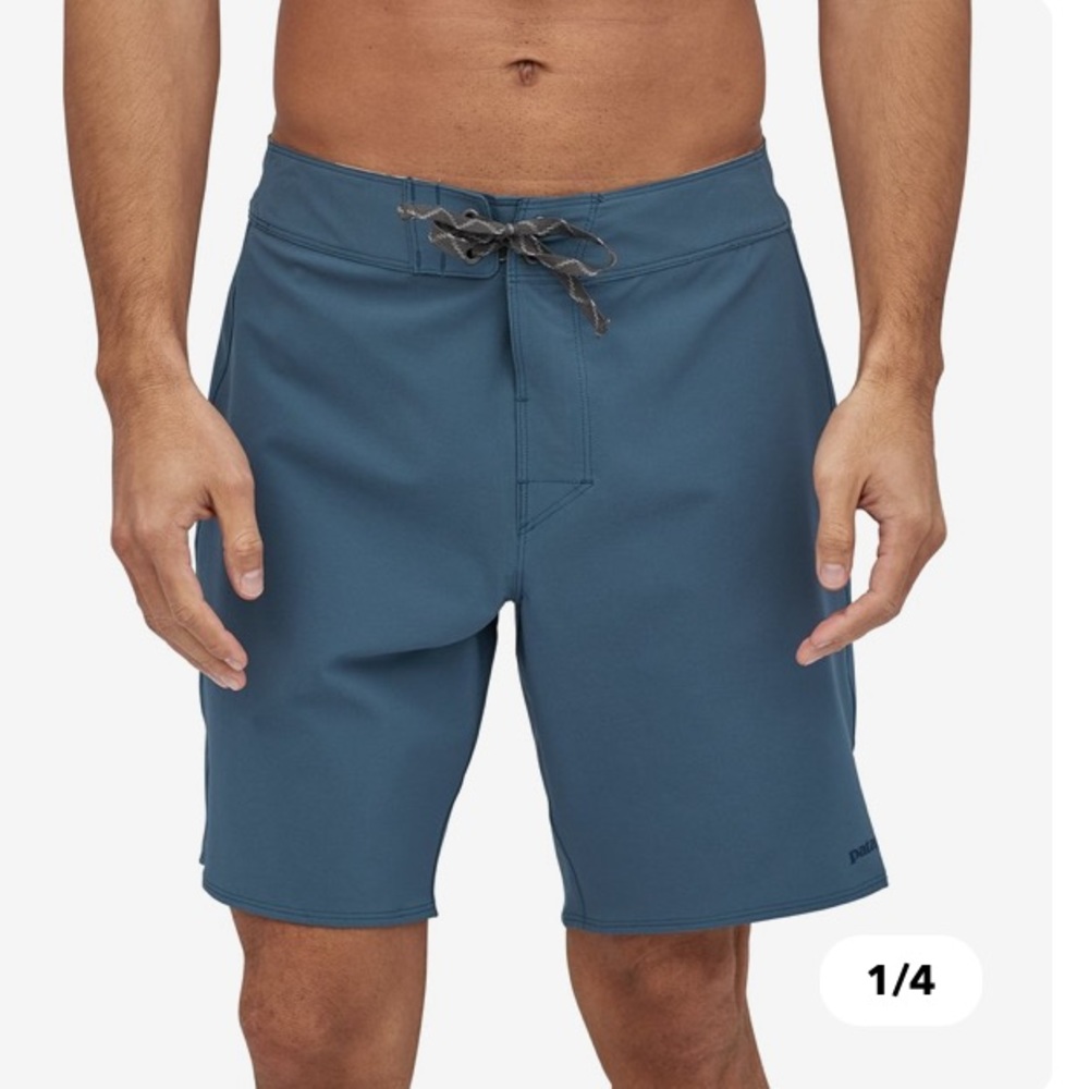EUC Patagonia Stretch Hydropeak Board Shorts 18”